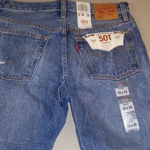 LEVI'S 501 SKINNY JEANS